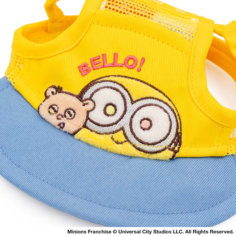 Authentic Minions Bob & Tim Dog Hat – Heat-Shielding Sun Hat for Dogs