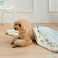 Authentic Lisa & Gaspard Cool-Touch Summer Blanket – Citrus Pattern (90 × 60cm)
