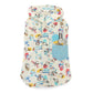 Dog clothes, open back, spring/summer, Snoopy aloha shirt, ice cream pattern
