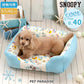 Dog Bed Cool Summer Snoopy Cuddler Small Dogs Medium Dogs Large Dogs | Ice Pattern Square Cool Touch Sensation Summer Cat Pet Bed Washable Cool Cool Cooling Heat Protection Nursing Care Senior Cushion Fluffy