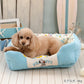 Dog Bed Cool Summer Snoopy Cuddler Small Dogs Medium Dogs Large Dogs | Ice Pattern Square Cool Touch Sensation Summer Cat Pet Bed Washable Cool Cool Cooling Heat Protection Nursing Care Senior Cushion Fluffy