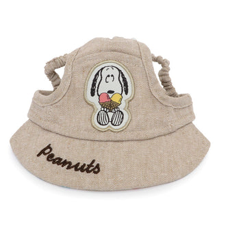 Snoopy dog clothes spring summer ice cream pattern linen hat