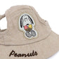 Snoopy dog clothes spring summer ice cream pattern linen hat