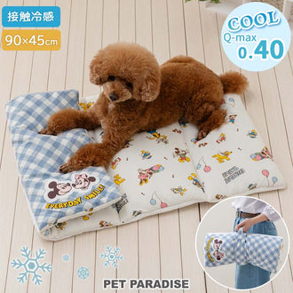Disney Mickey Mouse Dog Pet Cushion Summer Cool Balloon Pattern Roll Mat