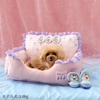Disney Young Oysters Cool Dog Bed, Summer Cool Cuddler for Small Dogs and Cats, Heat Relief | Square, Cool-to-the-Touch Pet Bed, Washable, Cooling,