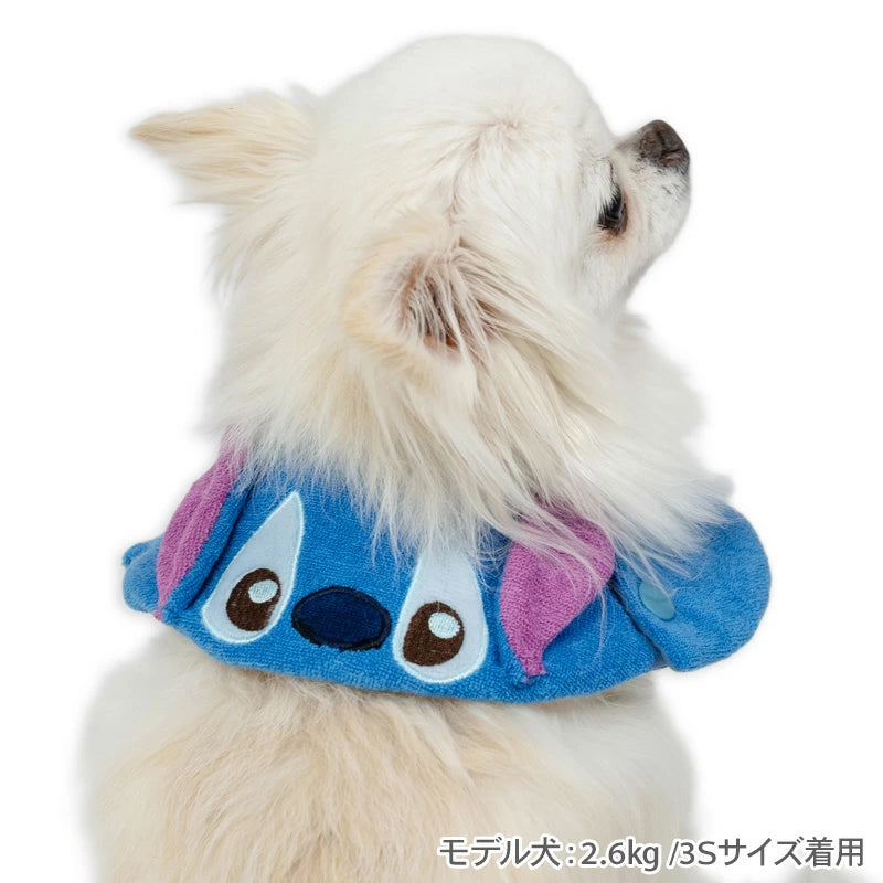 Disney Stitch dog clothes for spring and summer, face cool bandana