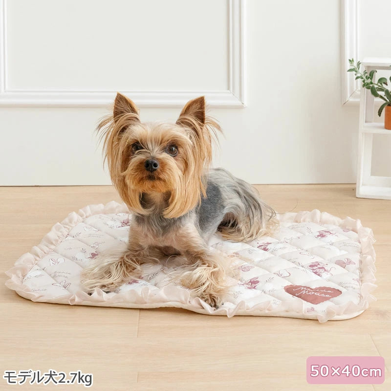 Authentic Disney Minnie Mouse Cool Mat Summer Heart Pattern Cool Mat (50 x 40 cm)
