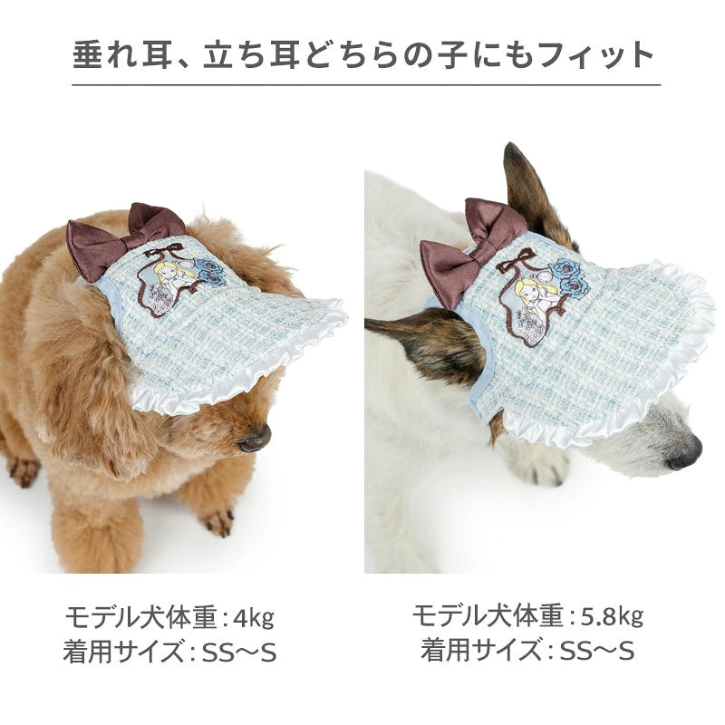 Authentic Disney Alice in Wonderland Frilled Dog & Cat Hat – Heat-Shielding Japanese Pet Hat