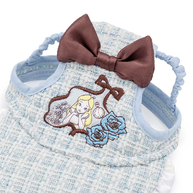Authentic Disney Alice in Wonderland Frilled Dog & Cat Hat – Heat-Shielding Japanese Pet Hat