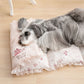 Authentic Disney Minnie Mouse Dog Pet Cushion Summer Cool Heart Pattern Cool Roll Mat |