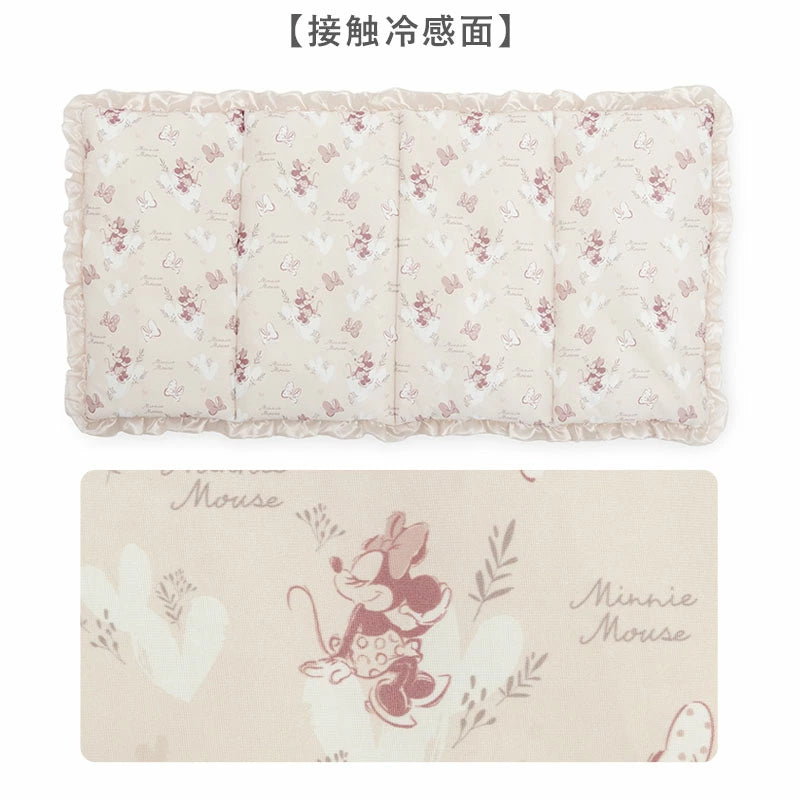 Authentic Disney Minnie Mouse Dog Pet Cushion Summer Cool Heart Pattern Cool Roll Mat |