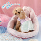 Authentic Disney Little Mermaid Dog Cool Bed Summer Ariel Shell Cuddler (46 x 33cm)