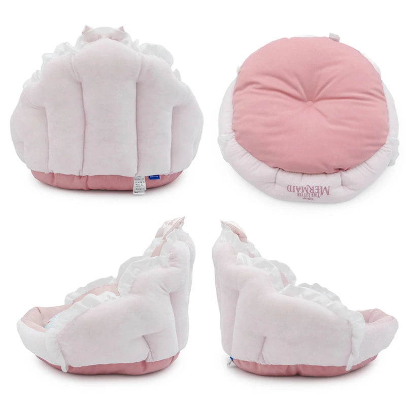 Authentic Disney Little Mermaid Dog Cool Bed Summer Ariel Shell Cuddler (46 x 33cm)