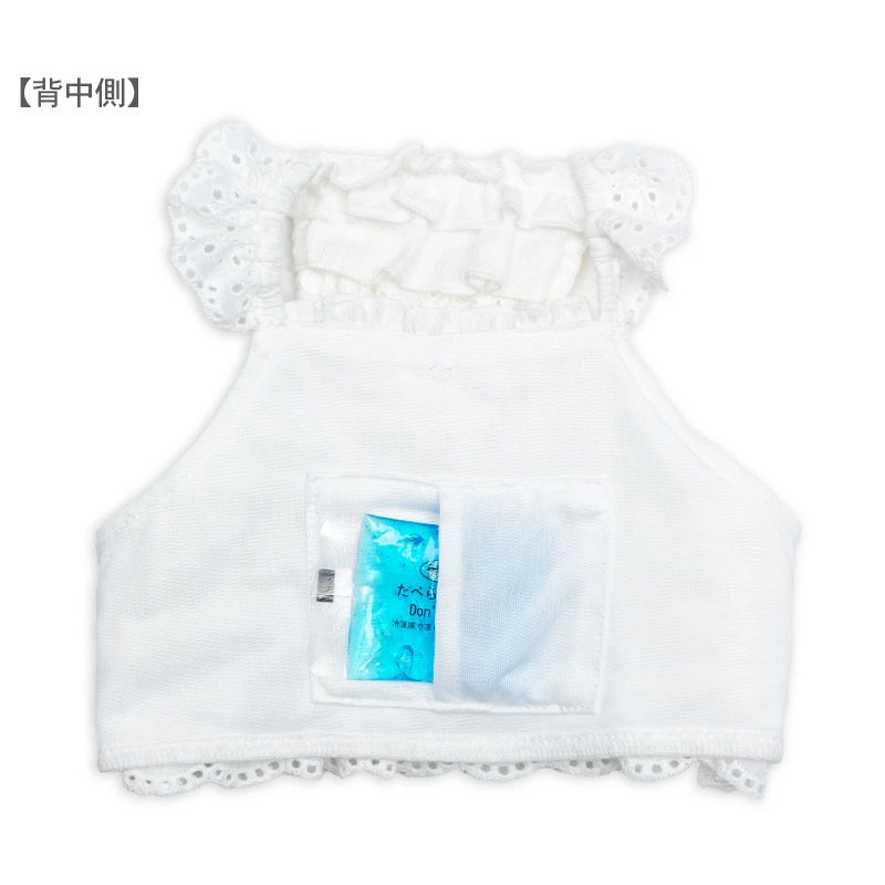 Dog clothes for spring and summer, bustier style, pockets, cool vest, for small and medium-sized dogs | White, ice pack, cool, cool to the touch, neck cooler, dog clothes, heat protection, cool, stylish