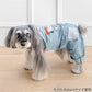 Authentic Snoopy Dog Clothes Spring Light Denim Overalls