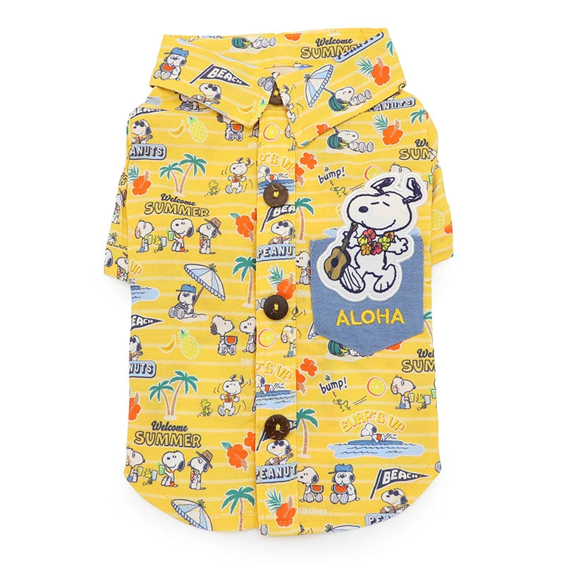 Authentic Snoopy Aloha Shirt – Open Back Spring/Summer