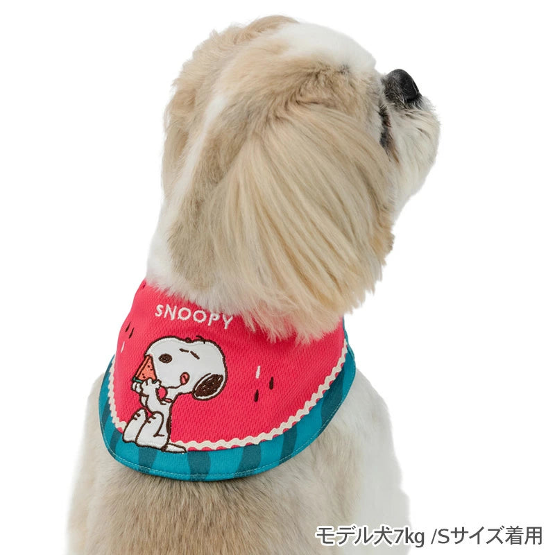 Authentic Snoopy Dog Cool Neck Watermelon Pattern Cool Bandana
