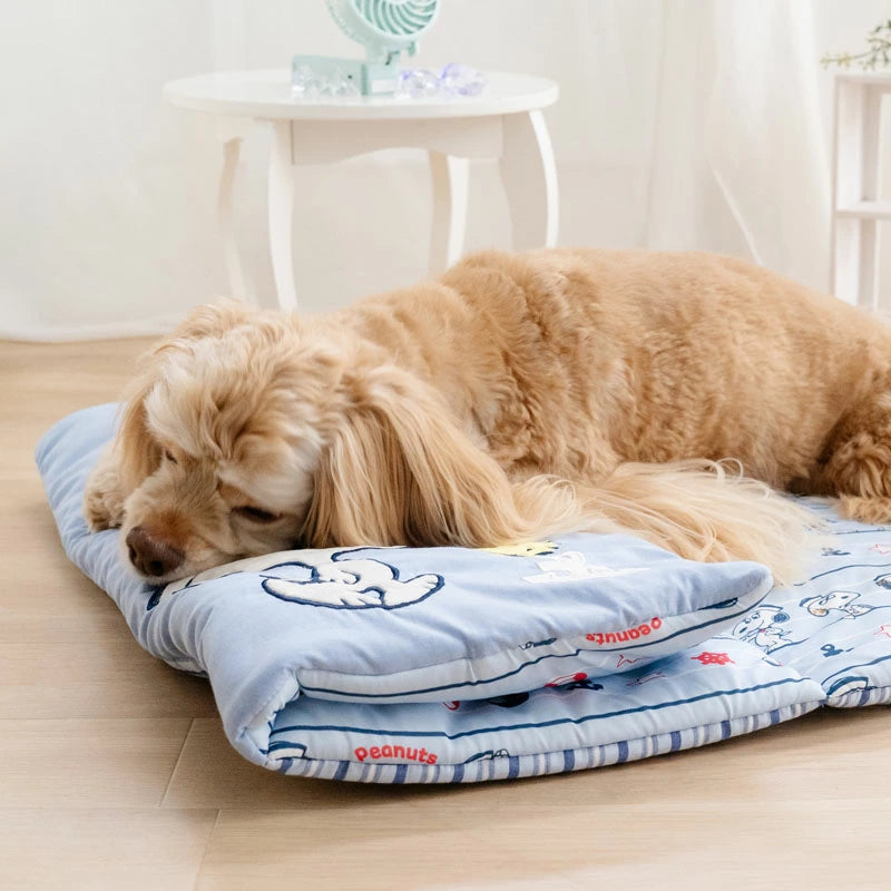 Authentic Snoopy Cooling Mat for Pets | Brother Print Cool-Touch Roll Mat – 2 Sizes