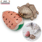 Vibrating Beetle Cat Toy with Watermelon – Pull-String Interactive Cat Toy