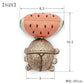 Vibrating Beetle Cat Toy with Watermelon – Pull-String Interactive Cat Toy