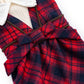 Checkered Pattern Dress for Dogs & Cats