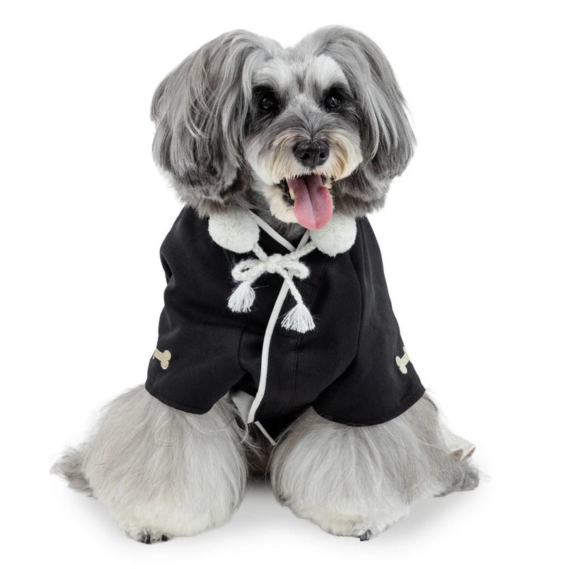 Hakama with Family Crests, Embroidered