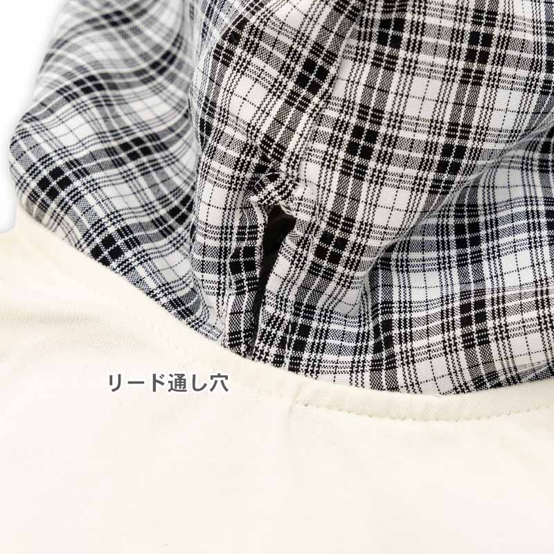 aspard and Lisa Dog Clothes, Autumn Checkered Hoodie