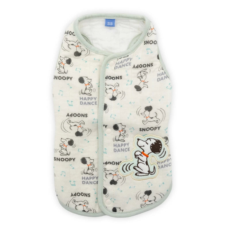 Snoopy Winter Clothes, 50s Quilted Vest