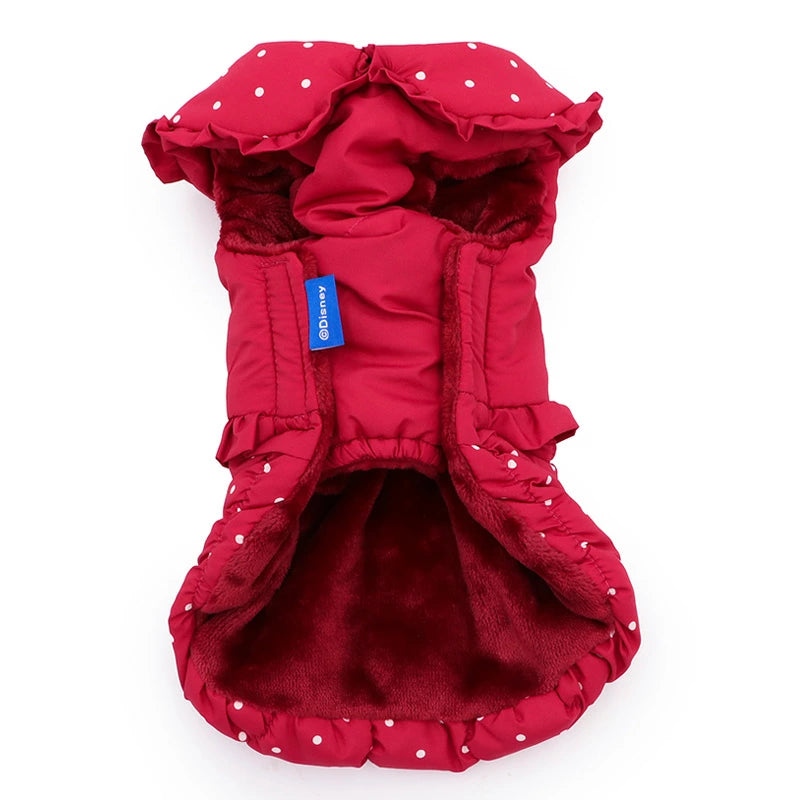 Authentic Disney Minnie Mouse Dog Winter Vest