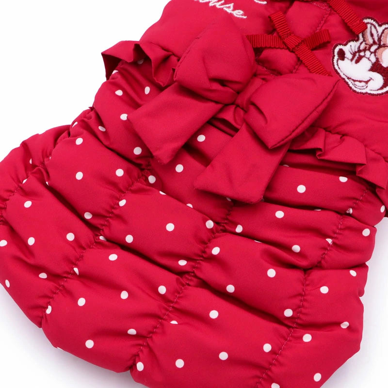 Authentic Disney Minnie Mouse Dog Winter Vest