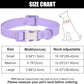 Waterproof Dog Collar Soft Rubber Dog Collar with Safety Alloy Buckle Adjustable Pet Collars for Small Medium Large Dogs