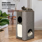 Taily Medium Wooden Cat Tree Pillar