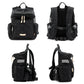 Carrier Bag, Hug & Backpack, Quilted, Black, Anti-Jump Strap, Adjustable Bottom, Carry Case