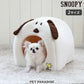 Snoopy Dog Pet Bed Stylish Indoor House White