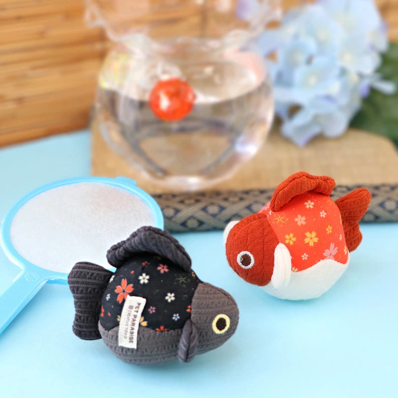 Twin Goldfish Ball Cat Toy – Japanese Interactive Cat Toy