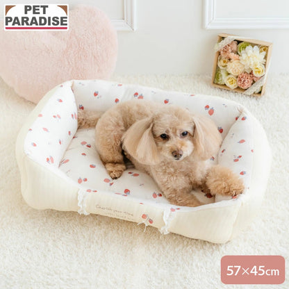 Strawberry Floral Cuddler Bed 3 Sizes