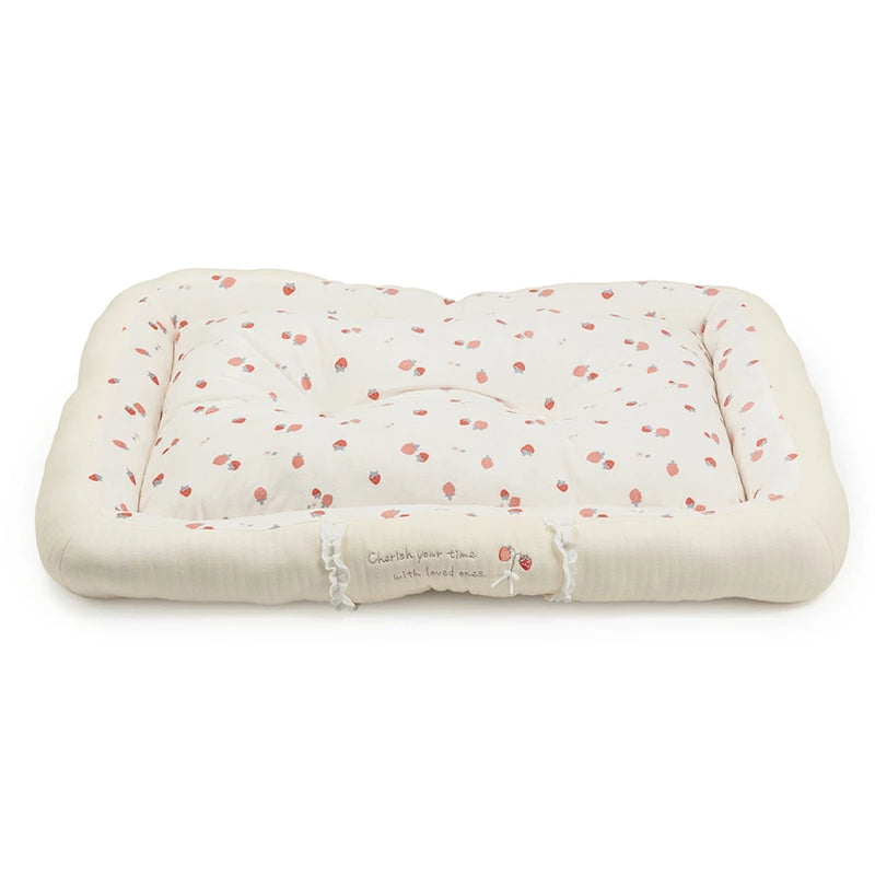 Strawberry Floral Cuddler Bed 3 Sizes