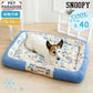 Authentic Snoopy Cool-Touch Pet Cuddler Bed – Ice Pattern Summer Cooling