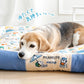 Authentic Snoopy Cool-Touch Pet Cuddler Bed – Ice Pattern Summer Cooling