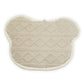 Bear Mat | Beige, Boa Lining, Washable Bear Design