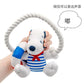Snoopy dog toy makes sounds, with whistle | Chew toy
