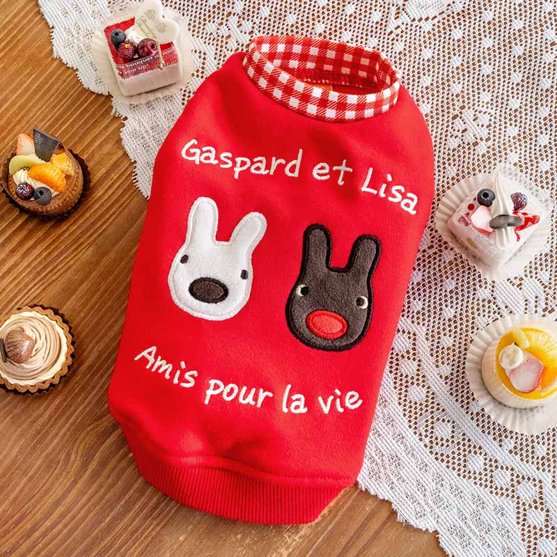 Authentic Lisa and Gaspard Clothes Open Side Vest Red