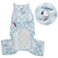 Snoopy Dog Clothes Spring Summer Pocket Cool Ice Pattern Romper Small Dog | Blue Ice Pack Cool Water Absorbent Quick Drying Cool to the Touch Pocket Cool
