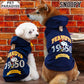Snoopy Dog Clothes, Fall College Logo Hoodie