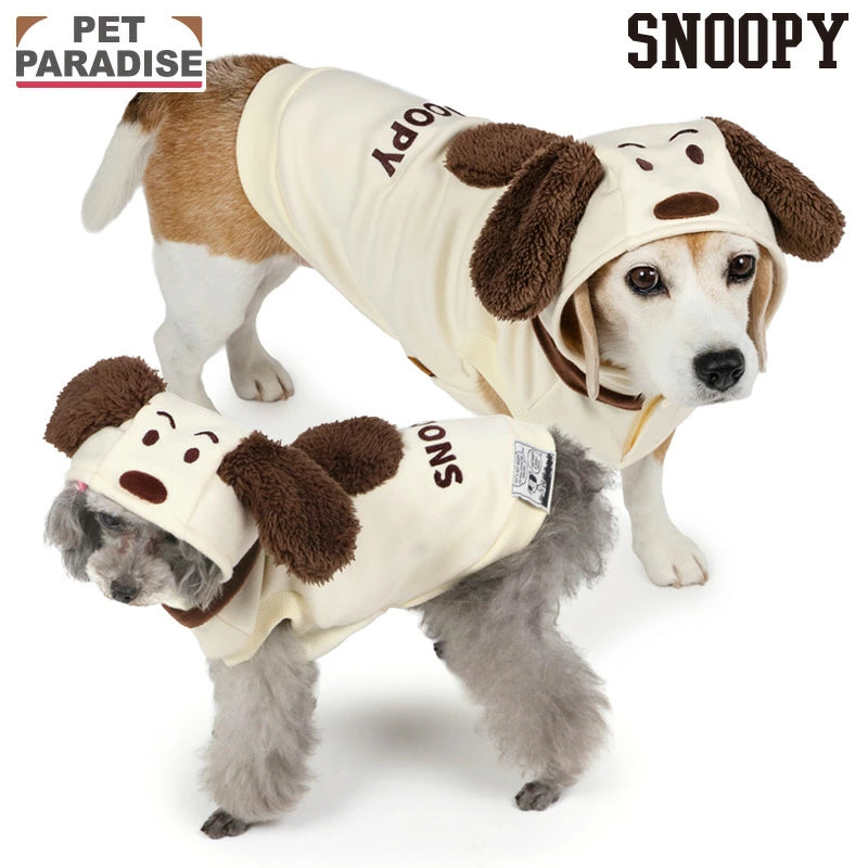 Authentic Snoopy Dog Clothes Spring 1950s Hoodie