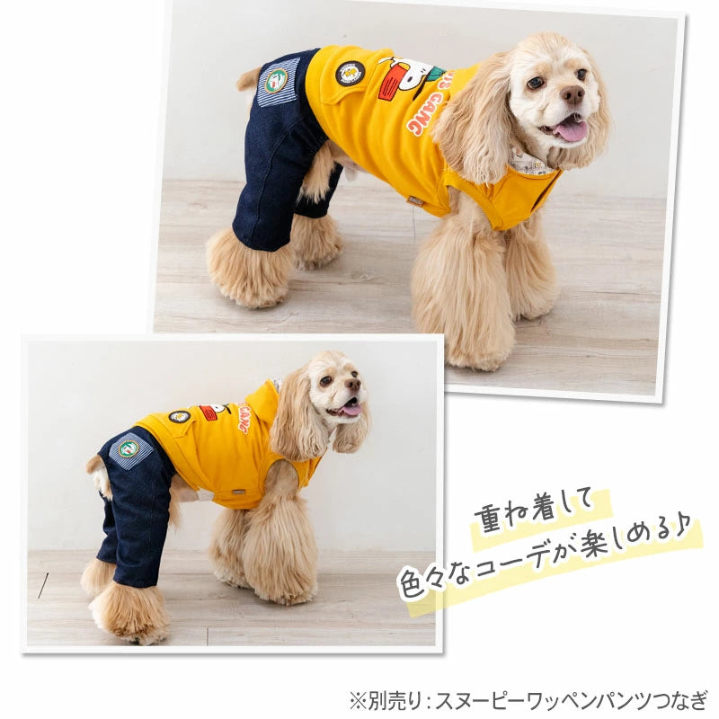 Authentic Snoopy Dog Clothes Spring Patch Hoodie