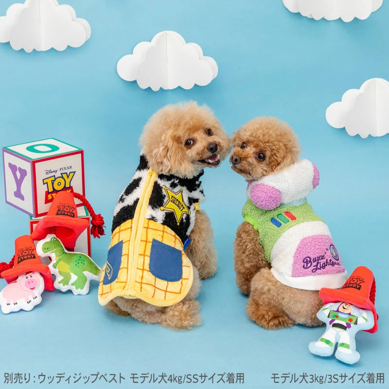 Disney Toy Story Dog Winter Clothes Buzz Fluffy Hoodie