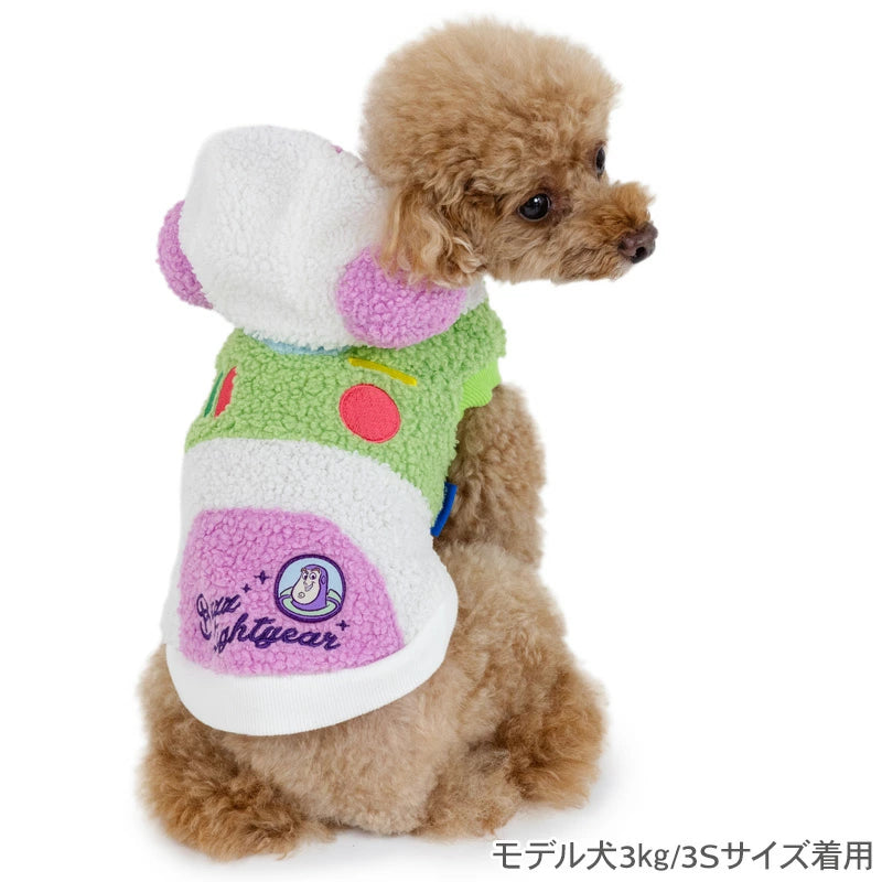 Disney Toy Story Dog Winter Clothes Buzz Fluffy Hoodie
