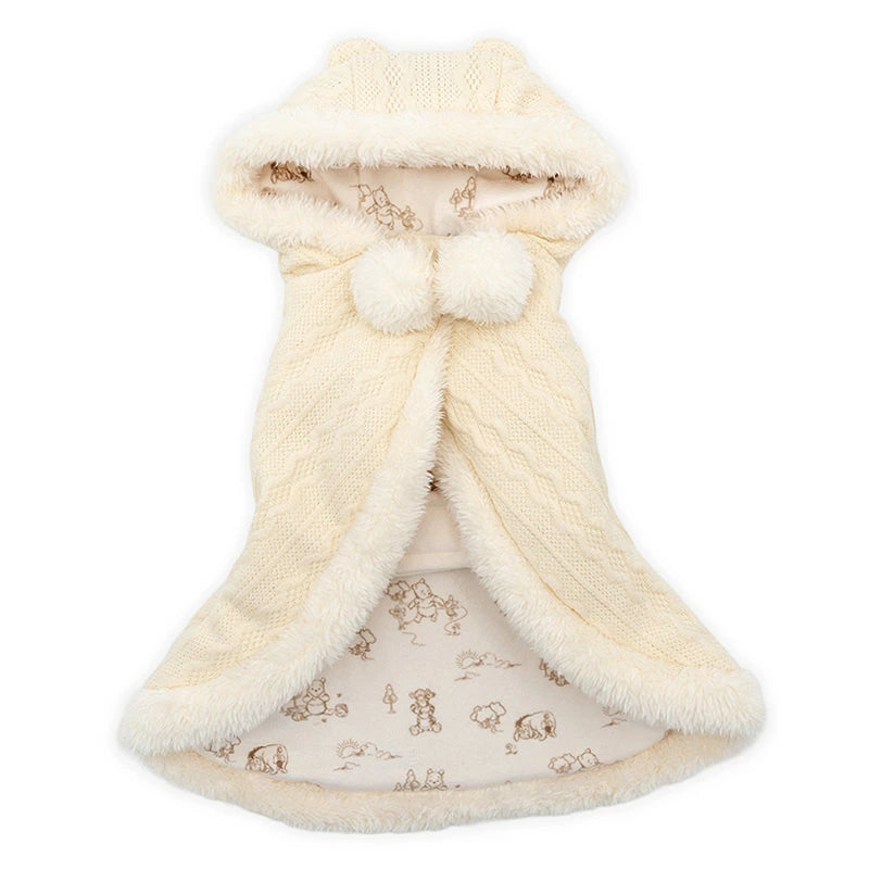 Disney Winnie the Pooh Dog Clothes Winter Knit Poncho