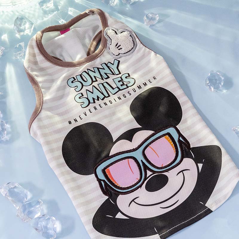 Authentic Disney Mickey Mouse Dog Tank Top – COOLMAX® Insect Repellent Cool-Touch Summer Vest